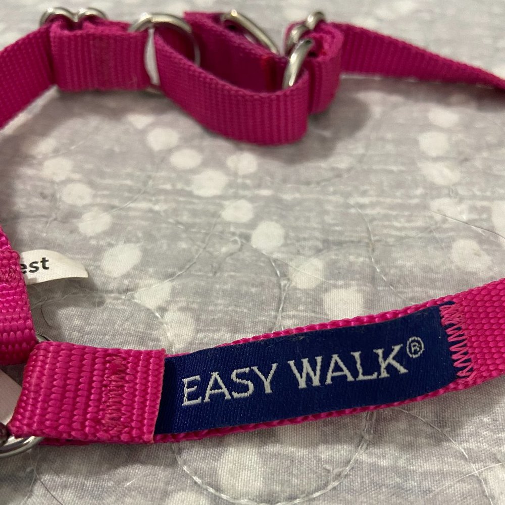 Easy Walk No Pull Harness - Size Small - Pink and Gray